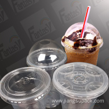 Rainbow 95mm PET Doom Plastic Lid For Cups